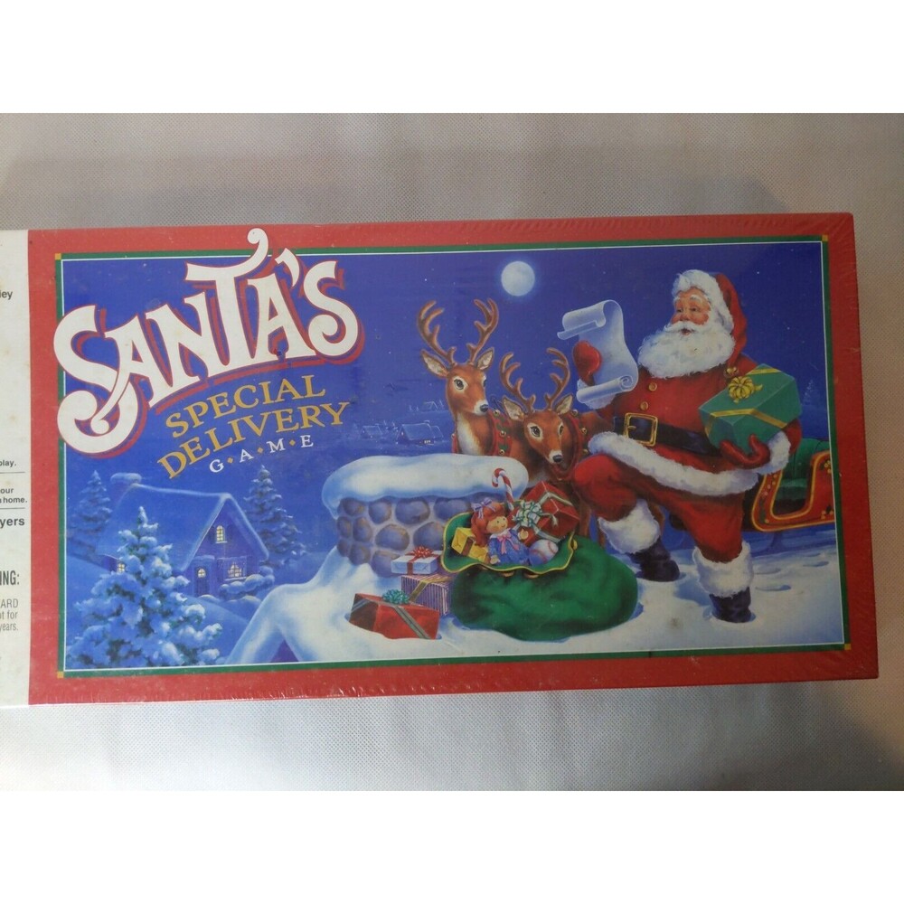 Santa's Special Delivery Board Game MB holiday Christmas new sealed
